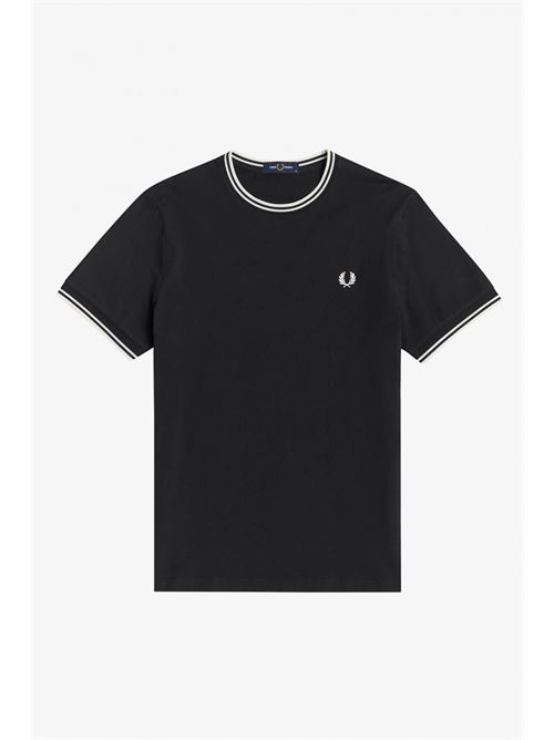 t-shirt bordino Fred Perry | M1588102